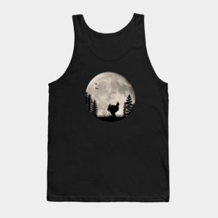 Romantic turkey with bat at night in the moonlight Tank Top